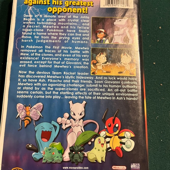 Pokémon MewTwo Returns VHS tape - Picture 3 of 5